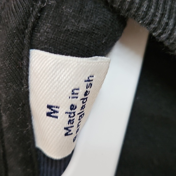 Penguin Original Sticker Pete Crew Neck Fleece Navy Blue Sweatshirt Sz M Mens - Picture 5 of 6